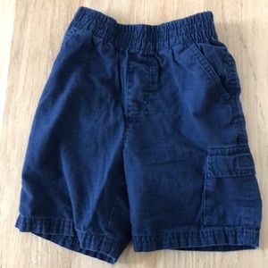 Boys 4T Navy Soft Cargo Shorts from Jumping Beans